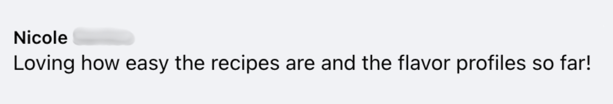 Organic review screenshot