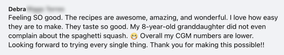 Organic review screenshot