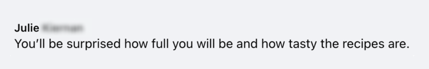 Organic review screenshot