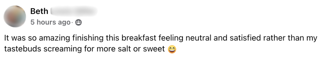 Organic review screenshot