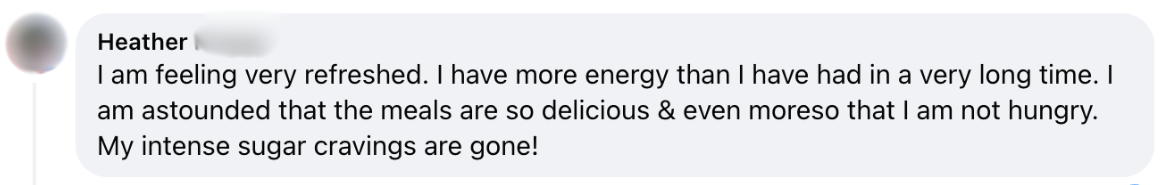 Organic review screenshot